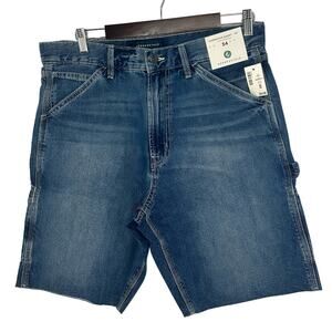 Aeropostale Carpenter Short 10" Non-Stretch 34 Cut Off Dad Shorts Dadcore Casual